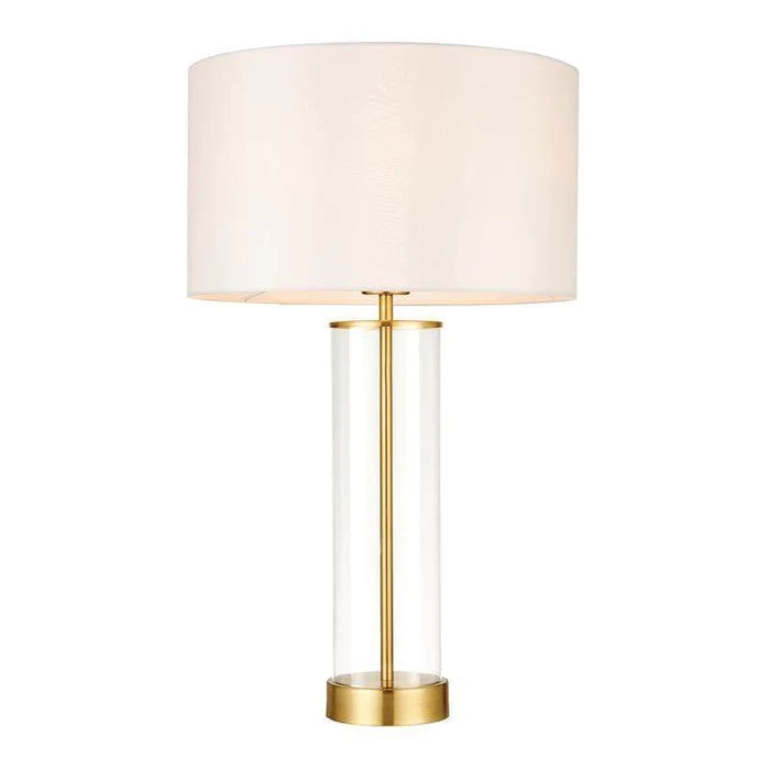 Selina Satin Brass Touch Table Lamp