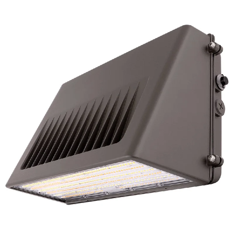 Full Cutoff LED Wall Pack - 125W/105W/76W Selectable - Up to 20,812 Lumens - 3 CCT Selectable - 120-277V - 400W Equal