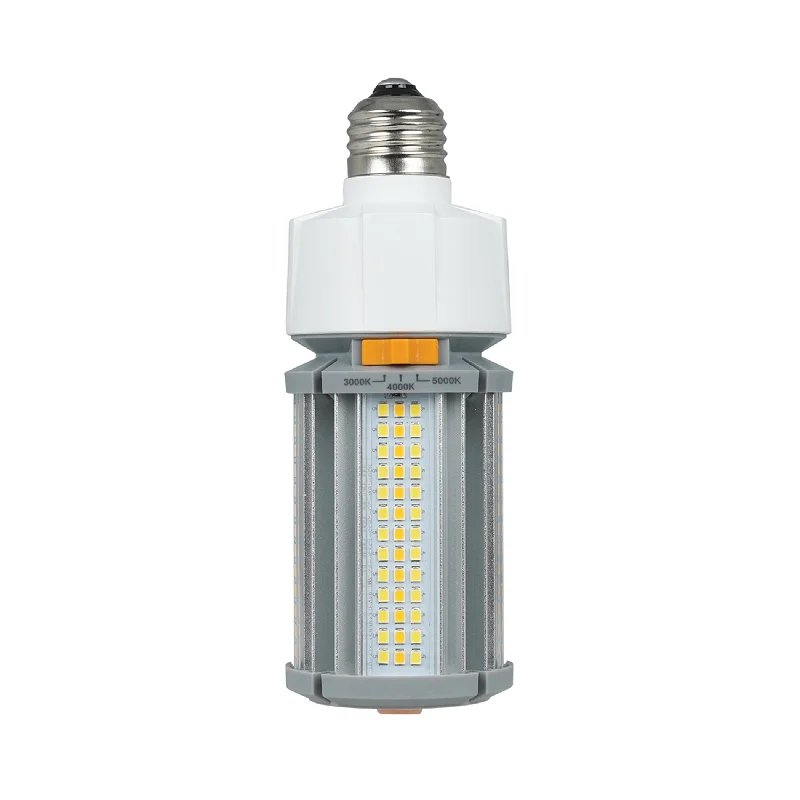 3 Wattage, 3 Colors, Selectable Output LED Corn Cob Bulb, Outdoor & Indoor Damp Rated, 2600 Lumen, 150-Watt Equivalent, E26