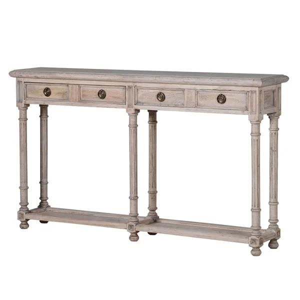 Martha 2 Drawer Wooden Console Table