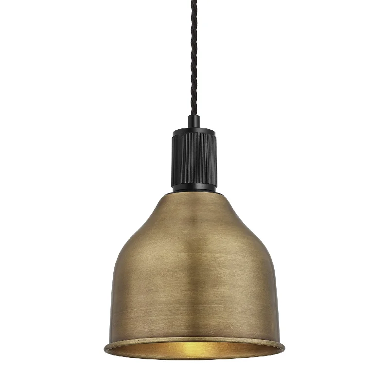 CSA certified Edison light bulbsRibbed Cone Pendant - 7 Inch