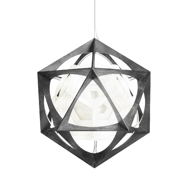 gothic style wall lamps with dark finishes for a mysterious libraryOE Quasi Pendant by Louis Poulsen