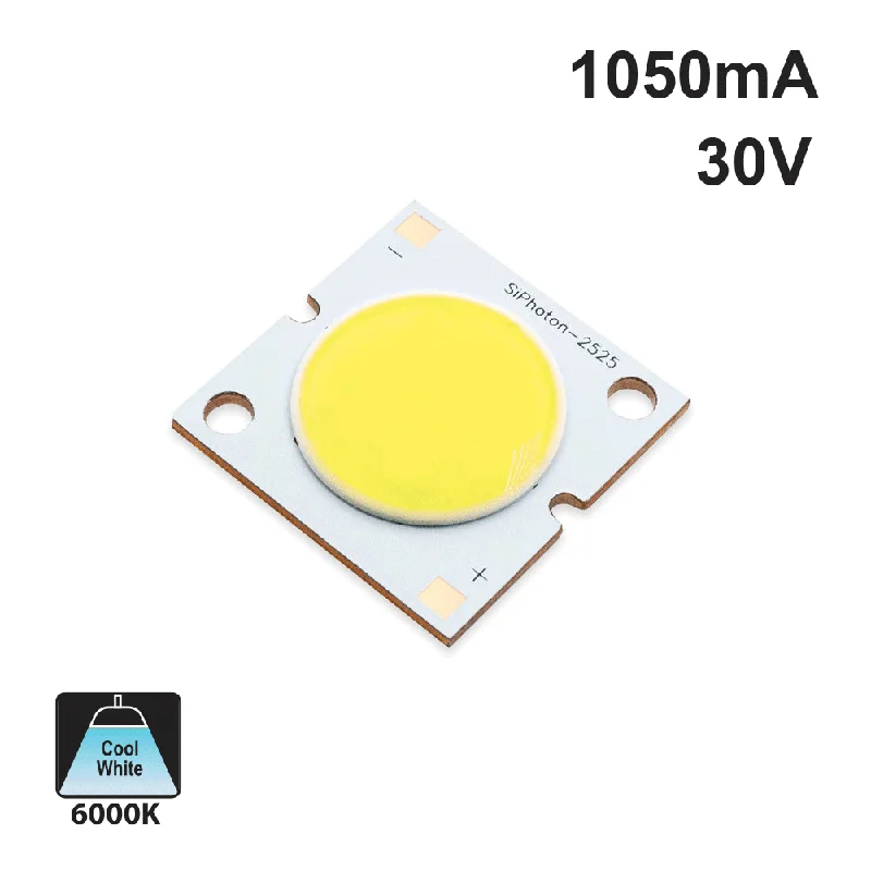 30W Constant Current COB LED Chip 6000K(Cool White)