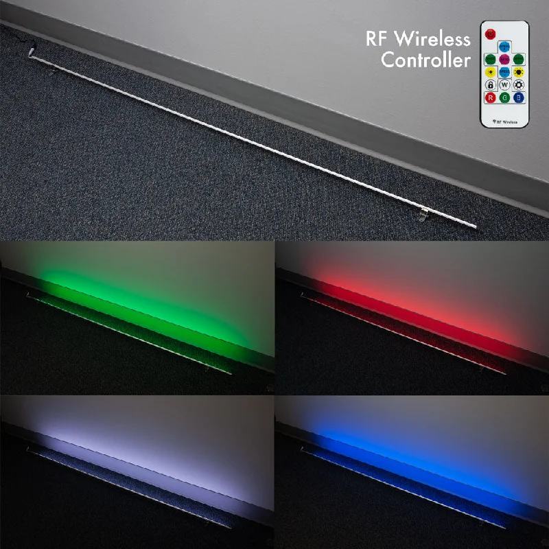 VBD-S55-DRGB-5 Linear Fixture with Addressable (Digital) RGB LED Strip, 12V 5ft