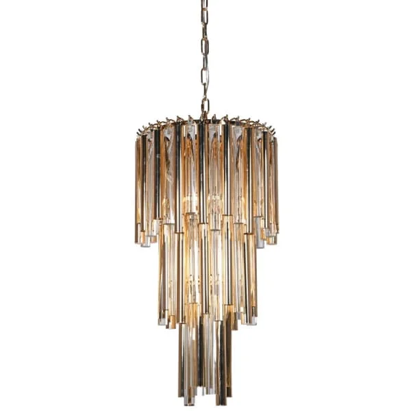 Reece Gold Tiered Chandelier