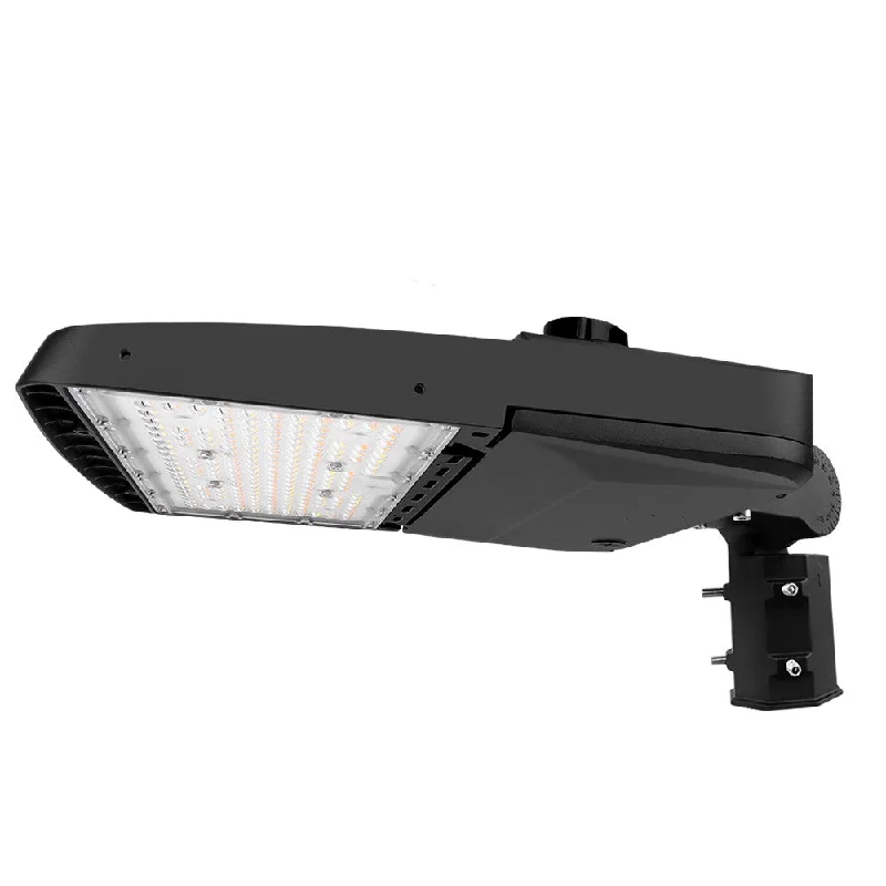 Vela I LED Parking Lot Light - Black Finish - 150W/120W/100W/80W Selectable - UP to 23,000 Lumens -3 CCT Selectable - Type III - 120-277V - 400W Equal