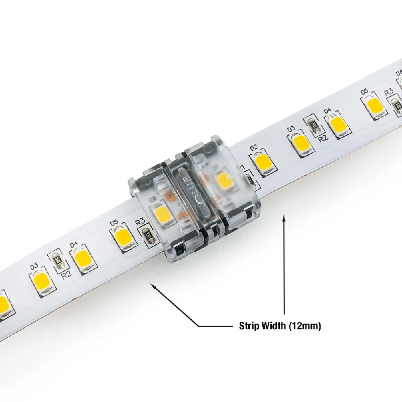 12mm LED Strip to Strip Connectors VBD-CON-12MM-2S (Pack of 5)