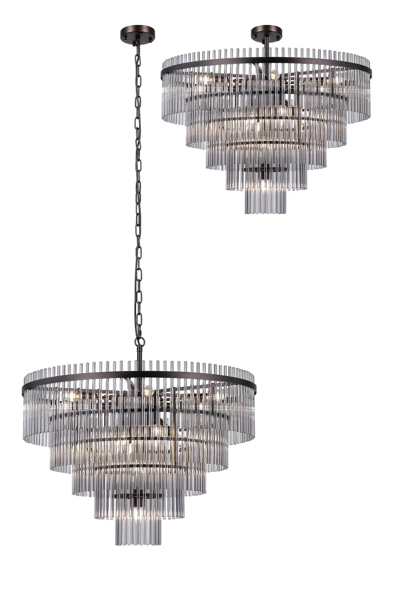 Colmar 15/22Lt Crystal Chandelier - Various Colours