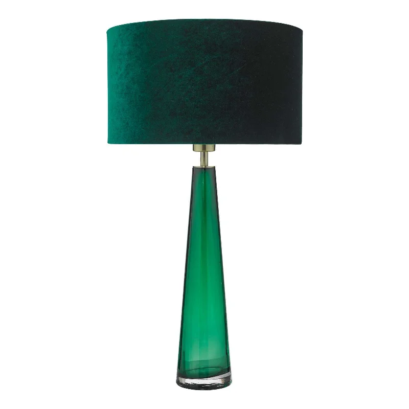 Samara Green Table Lamp- Green Base & Shade