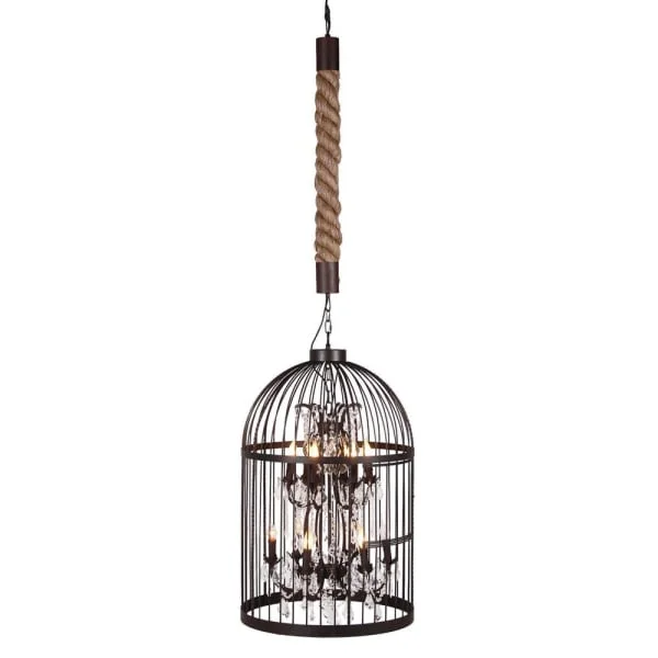 Birdie 12Lt Large Birdcage Chandelier