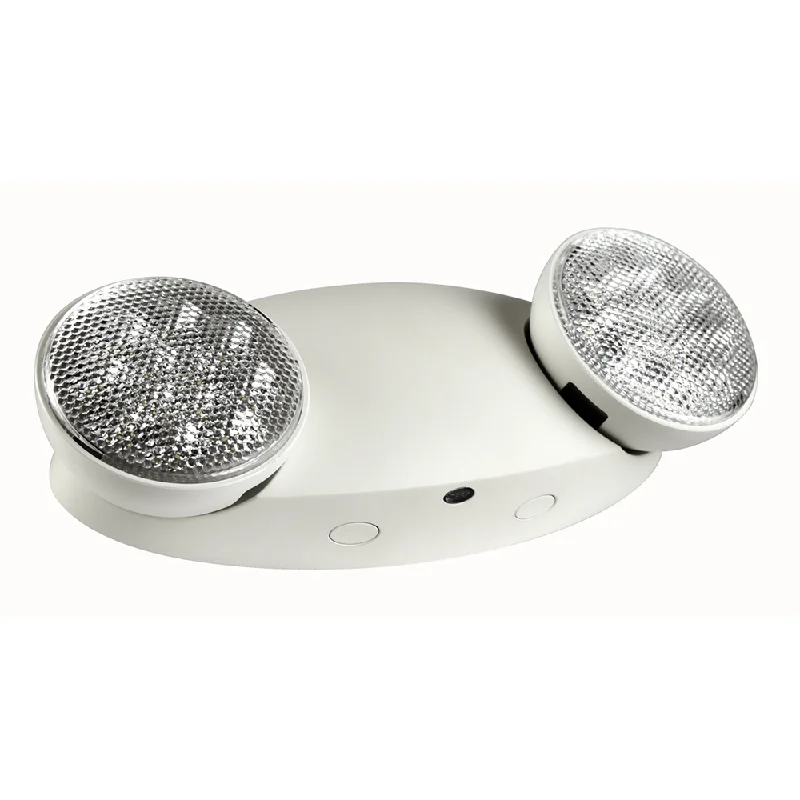 Konlite LED Emergency Light - Battery Backup - Dual Head - Round Shape - 2.2W - 120/277V