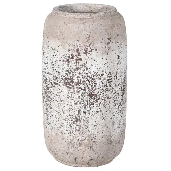 Roman Tall Distressed Stone Vase