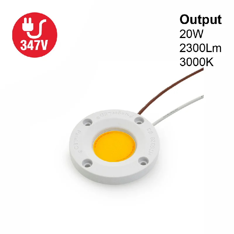 CDAC-136-5028-347-3000K COB Paragon LED Module with HT5828 LED Holder, 347V 20W 3000K(Warm White)