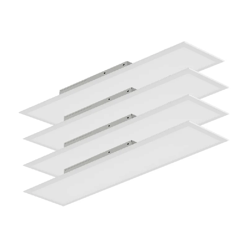 1x4 LED Panel Light - Selectable Wattage and CCT - 3980 Lumens - Dimmable - Pack of 4