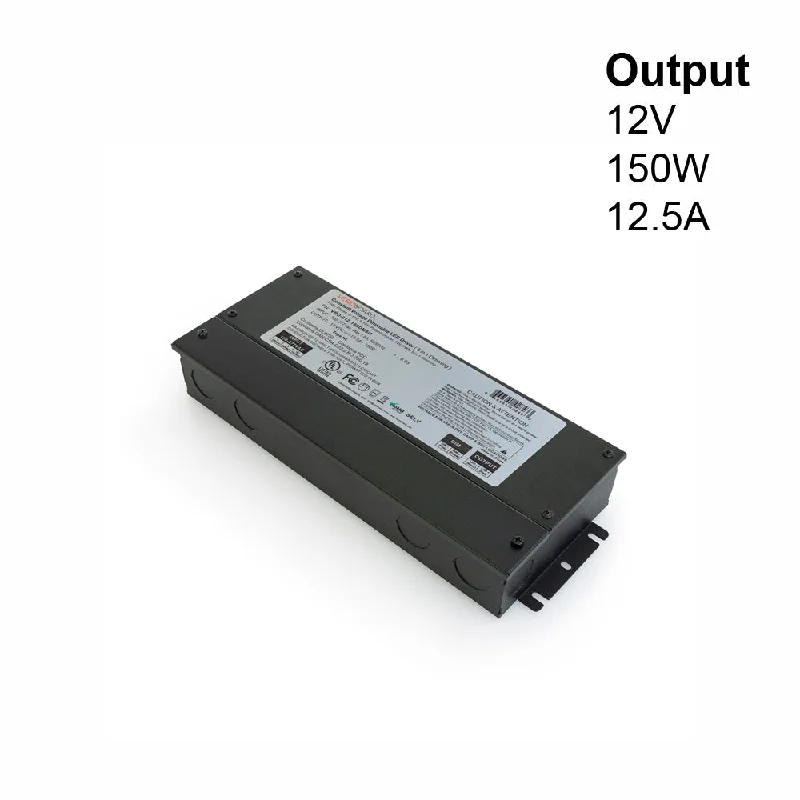 5 in 1 Dimming Triac/Phase/MLV/ELV/0-10V/Potentiometer/10V PWM, LED Driver 12V 150W