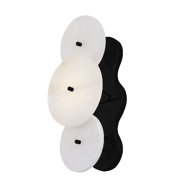 modern minimalist wall lamps for contemporary living roomsCosmos 370W01MB 1-Light Wall Sconce - Matte Black