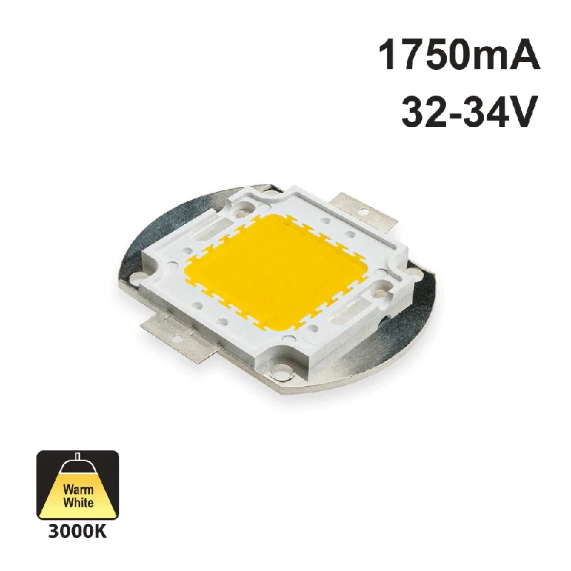 50W High Power LED Chip 3000K (Warm White)