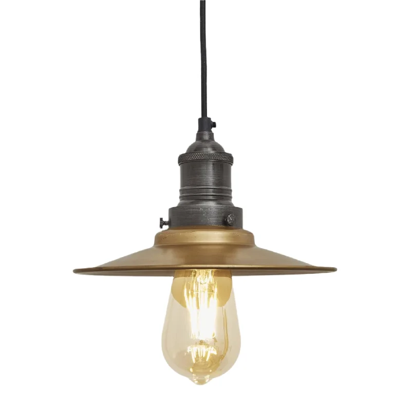 Edison light bulbs for pendant lightsBrooklyn Flat Pendant Light - 8 Inch