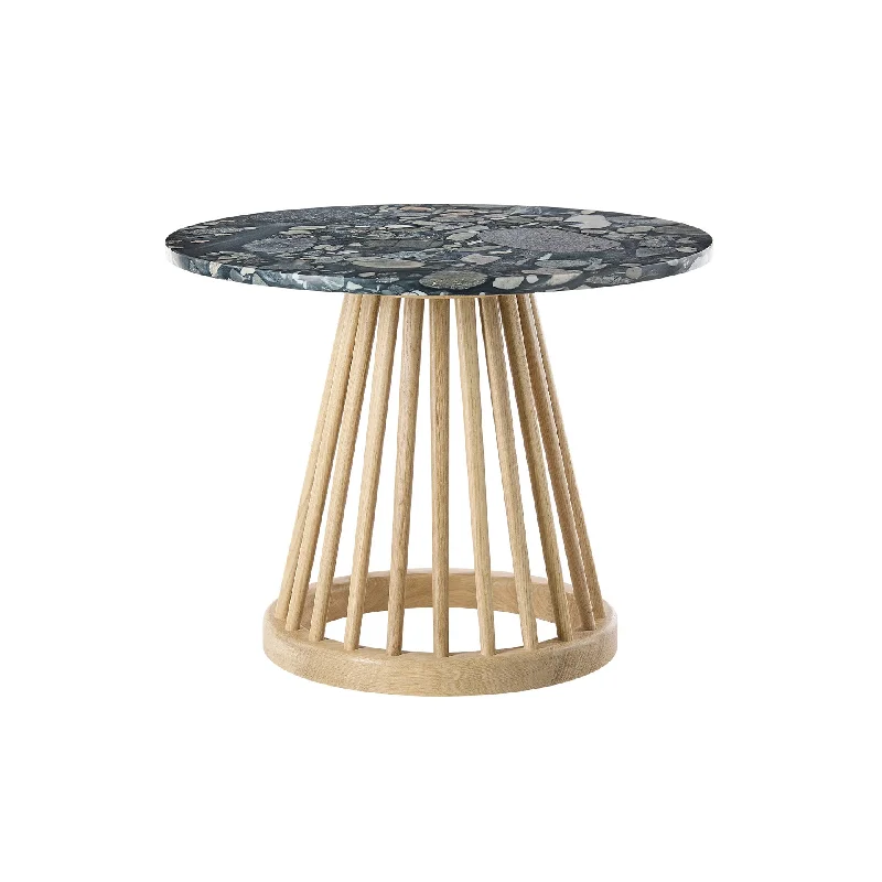 coastal style wall lamps with nautical elements for beachfront homesFan Table - Pebble Marble Top by Tom Dixon