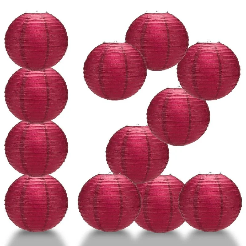 60 watt Edison style light bulbsBULK PACK (12) 28" Velvet Red Jumbo Round Paper Lantern, Even Ribbing, Chinese Hanging Wedding & Party Decoration