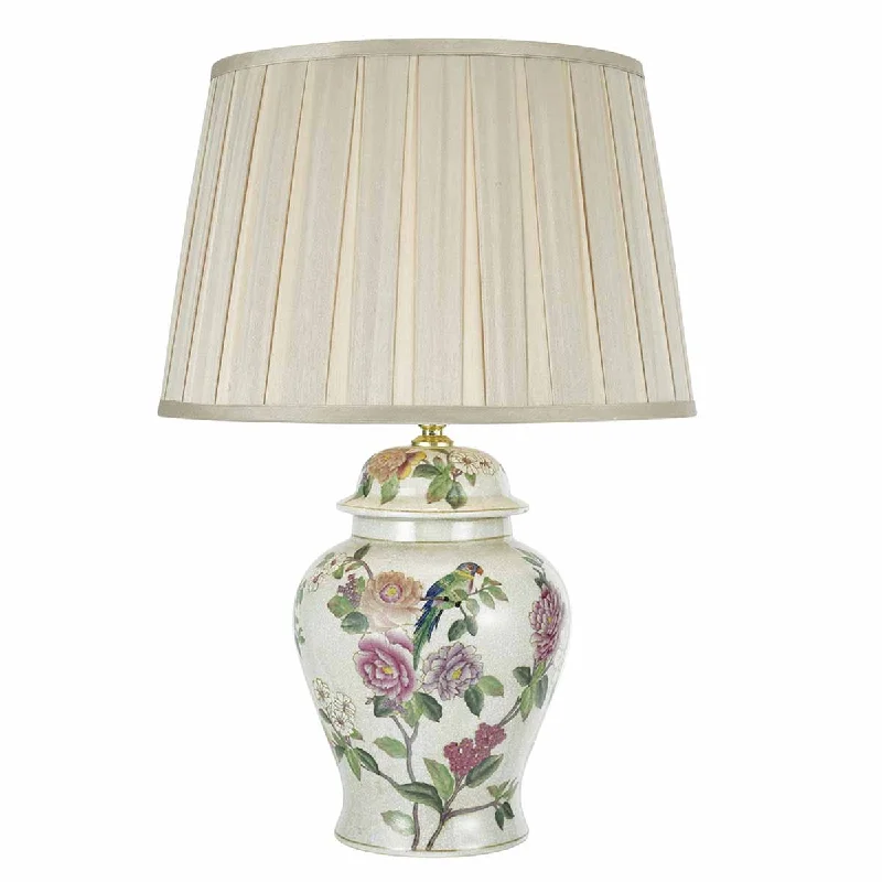 Peony Table Lamp Floral Design