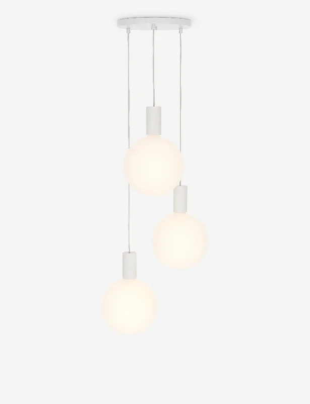 LED Chandeliers for Energy - Efficient LightingAlumina Triple Pendant Light by Tala