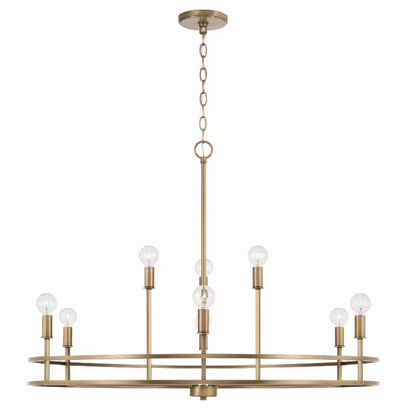 Chandeliers with Adjustable Arms for Directional LightingFuller Chandelier