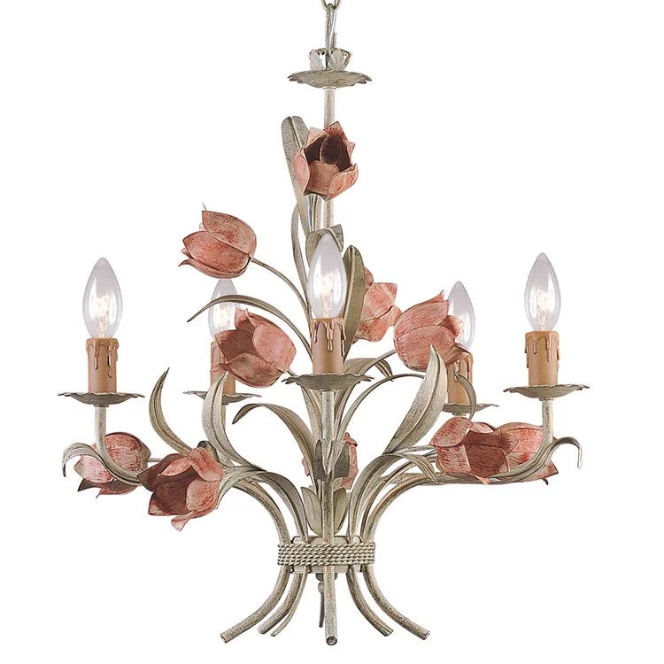 Chandeliers with Metal Frames in Gold FinishSouthport Five-Light Chandelier