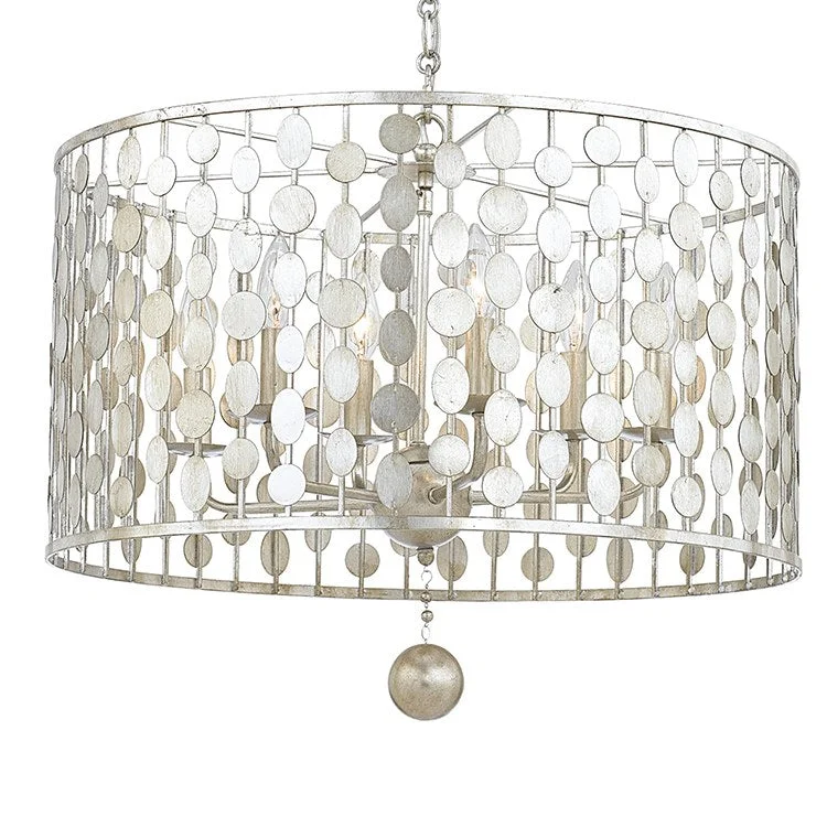 Chandeliers with Clear Crystal for a Sparkling EffectLayla Six-Light Chandelier