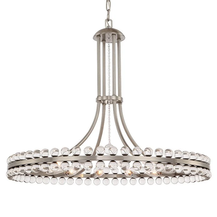 Mini Chandeliers for Adding Charm to Small SpacesClover Twelve-Light Chandelier