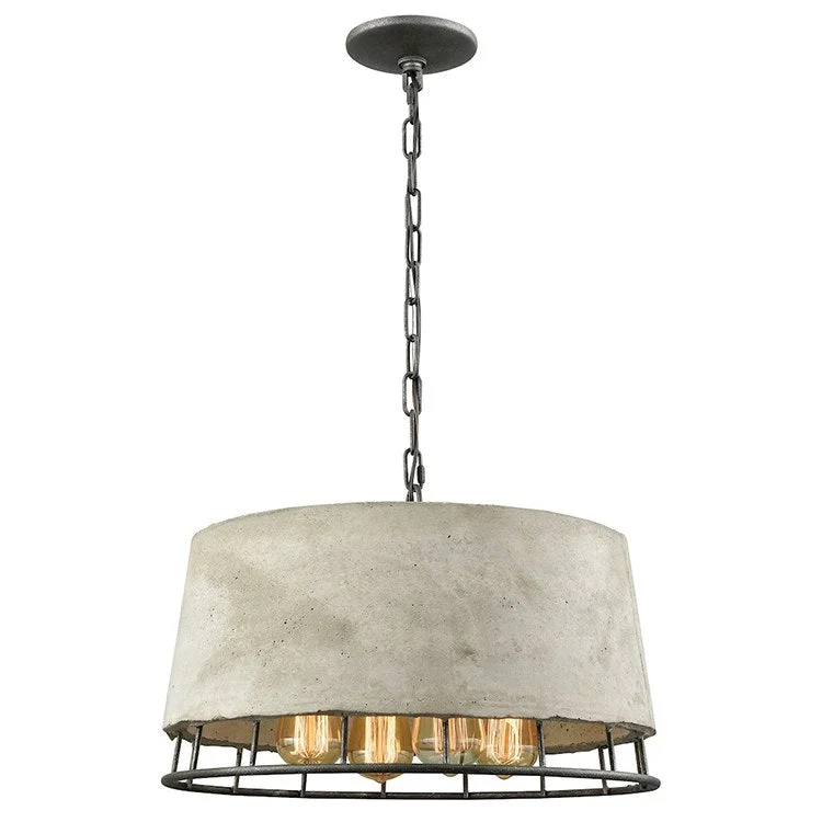 Oversized Chandeliers as a Statement Piece in Living RoomsBrocca Four-Light Chandelier