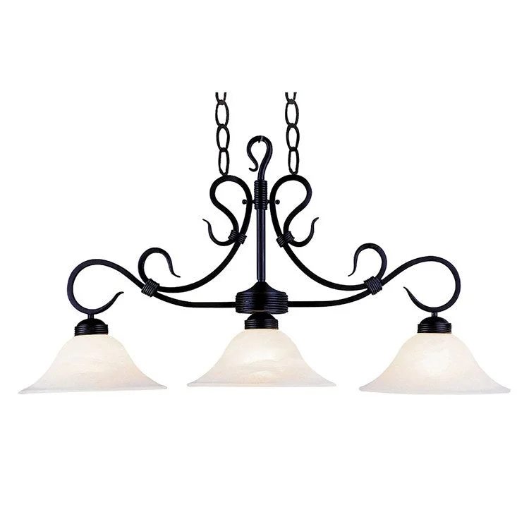 LED Chandeliers for Energy - Efficient LightingBuckingham Three-Light LED Island Chandelier