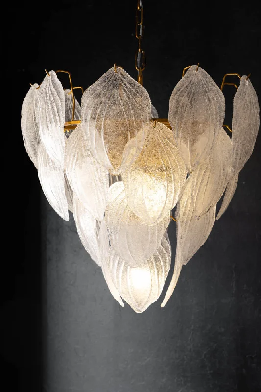 Chandeliers with Sputnik - Style Design for a Futuristic VibeFrosted Leaves Chandelier