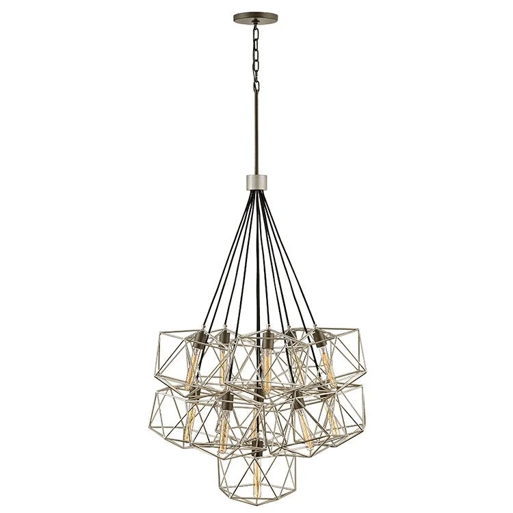 Chandeliers with Murano Glass for a High - End Artistic TouchAstrid Eleven-Light Multi-Tier Chandelier