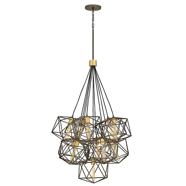 Chandeliers with Dimmable Lights for Ambiance ControlAstrid Eleven-Light Multi-Tier Chandelier