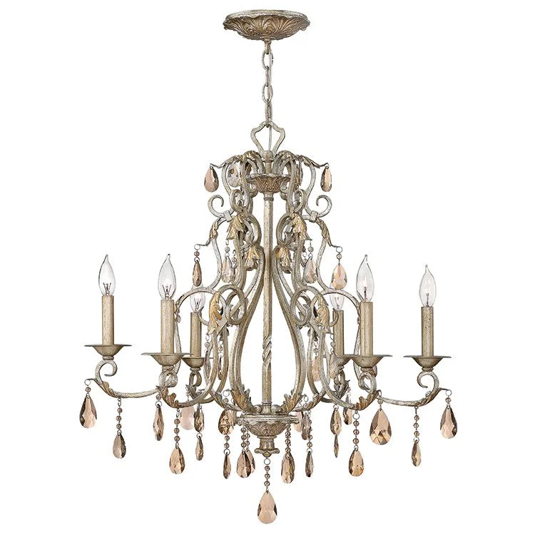 Chandeliers with Pendant Lights for a Stylish LookCarlton Six-Light Single-Tier Chandelier