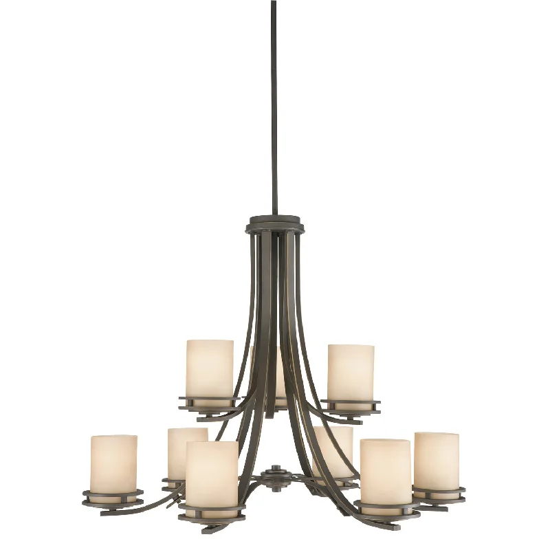 Chandeliers with Metal Frames in Silver FinishHendrik Chandelier