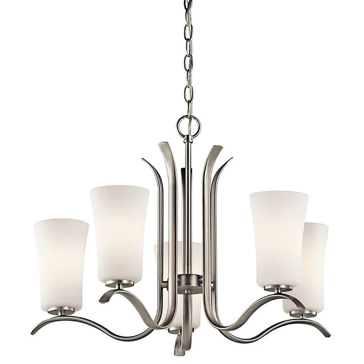 Chandeliers with Metal Frames in Bronze FinishArmida Five-Light Chandelier