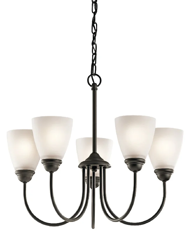 Chandeliers with Metal Frames in Black FinishJolie Chandelier