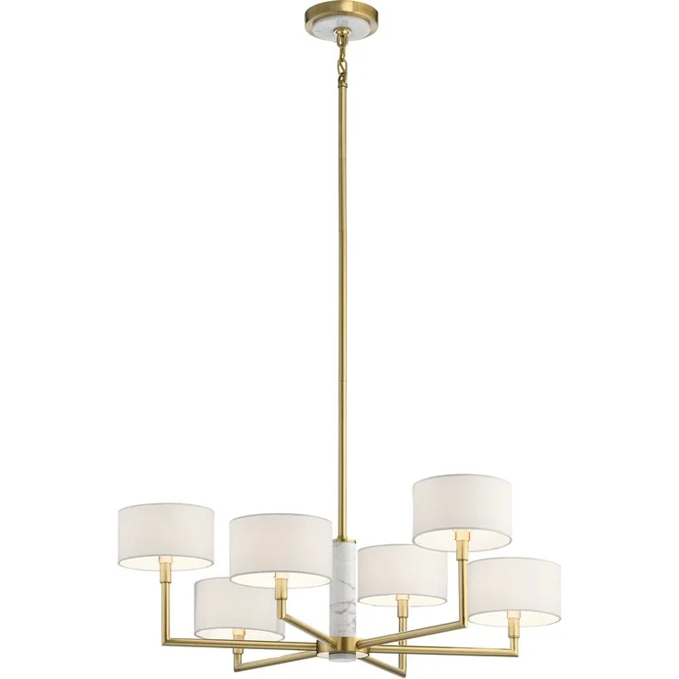 Art Deco Chandeliers for a Retro - Glam LookLaurent Six-Light Chandelier