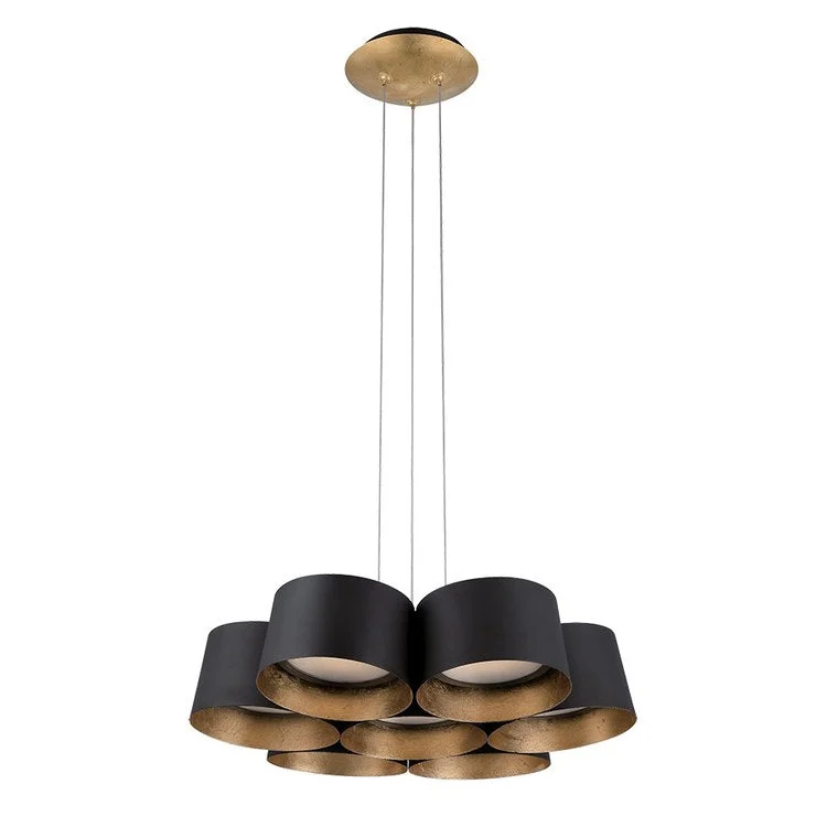 Chandeliers for Living Rooms to Create a Focal PointMarimba Seven-Light 18" LED Chandelier 3000K