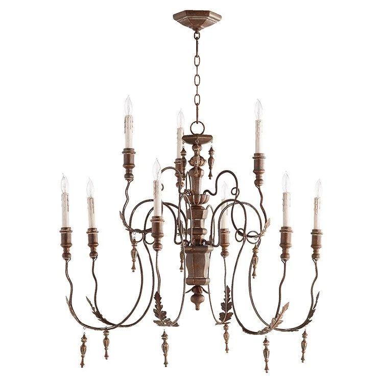 Mid - Century Modern Chandeliers for Vintage AppealSalento Nine-Light Two-Tier Chandelier