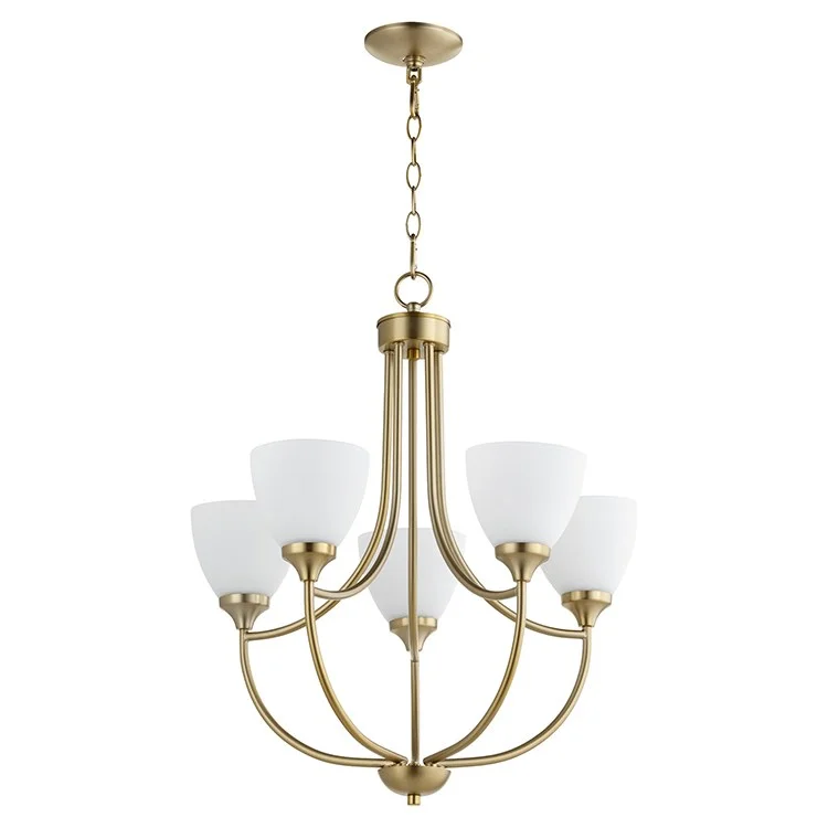 Chandeliers for Low Ceilings to Avoid OvercrowdingEnclave Five-Light Chandelier