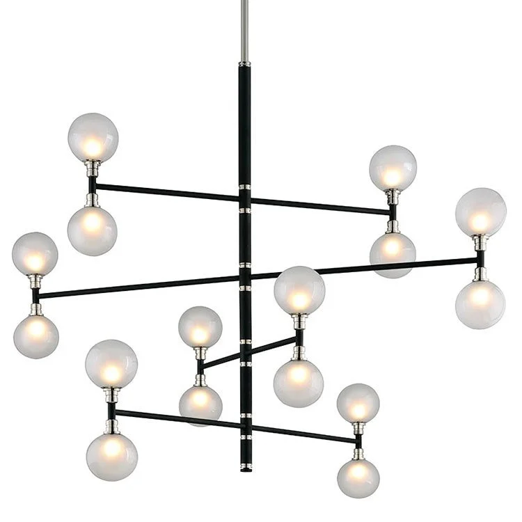 Modern Crystal Chandeliers for Contemporary HomesAndromeda Sixteen-Light Four-Tier Chandelier