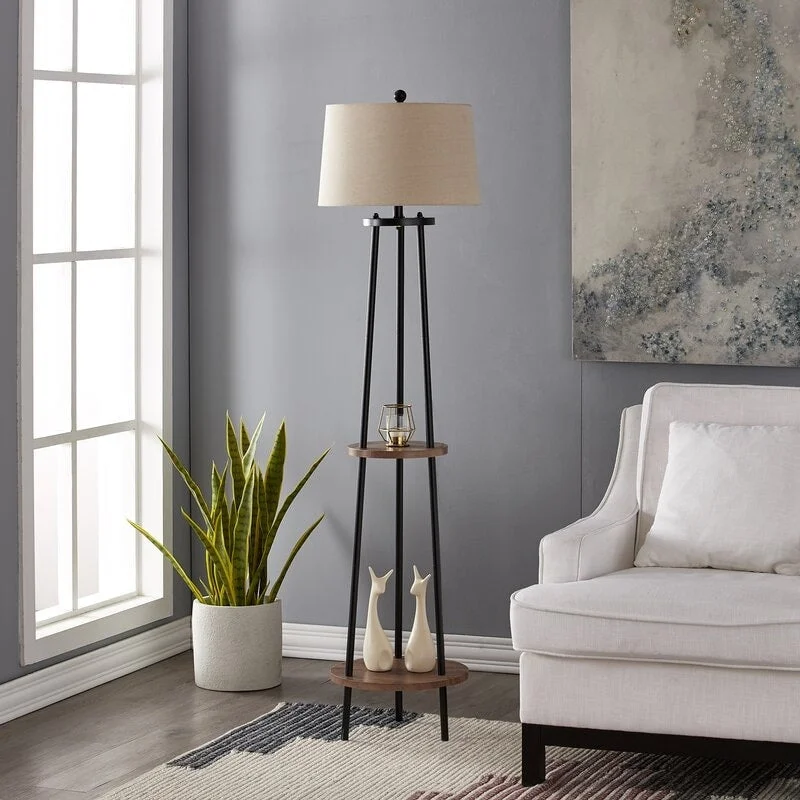 USB Charging Port Floor Lamp for Convenient Device Charging65" Tripod Floor Lamp - 65"*16"*16"