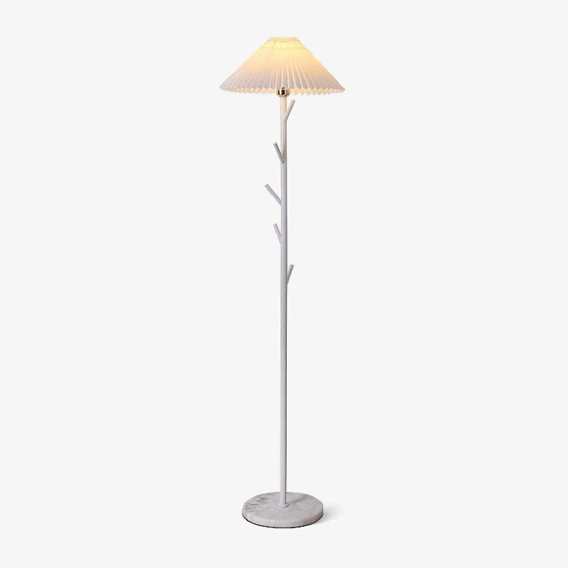 Fabric Floor Lamp with a Linen Shade for a Relaxed AestheticFlapper Floor Light