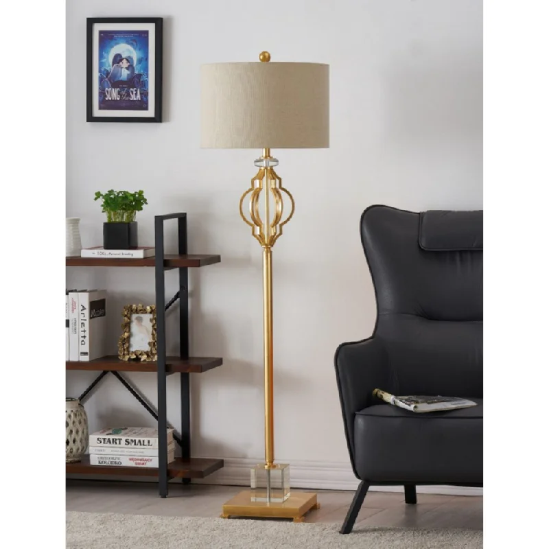 Wood Floor Lamp with Natural Grain for a Warm and Organic FeelFloor lamp