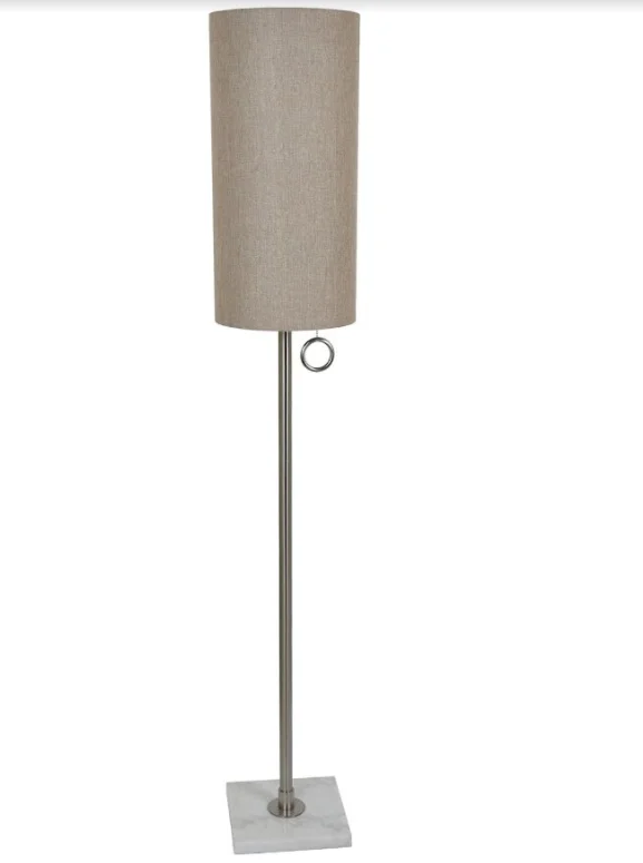 Fabric Floor Lamp with a Linen Shade for a Relaxed AestheticFloor Lamp