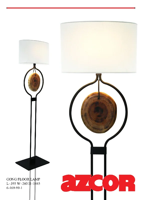  Way Switch Floor Lamp for Multiple Light Intensity LevelsGong Floor Lamp