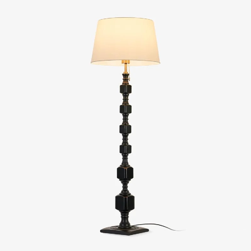 Bohemian Inspired Floor Lamp for Eclectic Home DecorHexas Floor Lamp